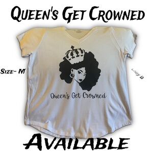 Women’s Queen’s Get Crowned V-Neck T-Shirt